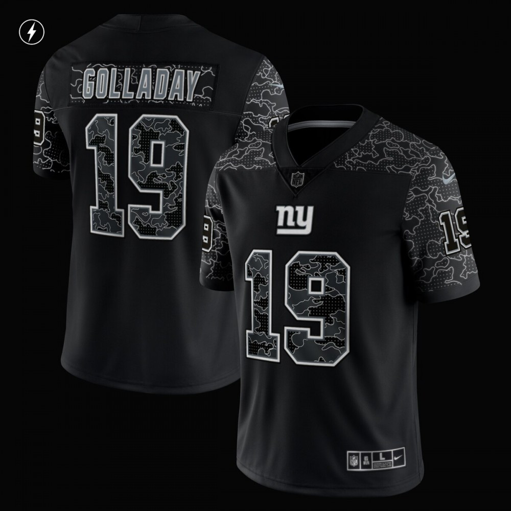 Kenny Golladay New York Giants Nike RFLCTV Limited Jersey - Black-GridironStore